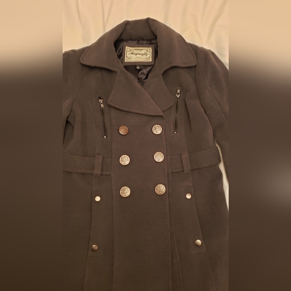 Sugarfly Grey Winter Pea Coat - Picture 7 of 7